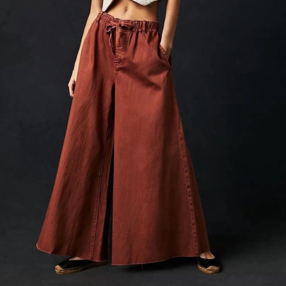 XS We The Free Clover Wide Leg Pants